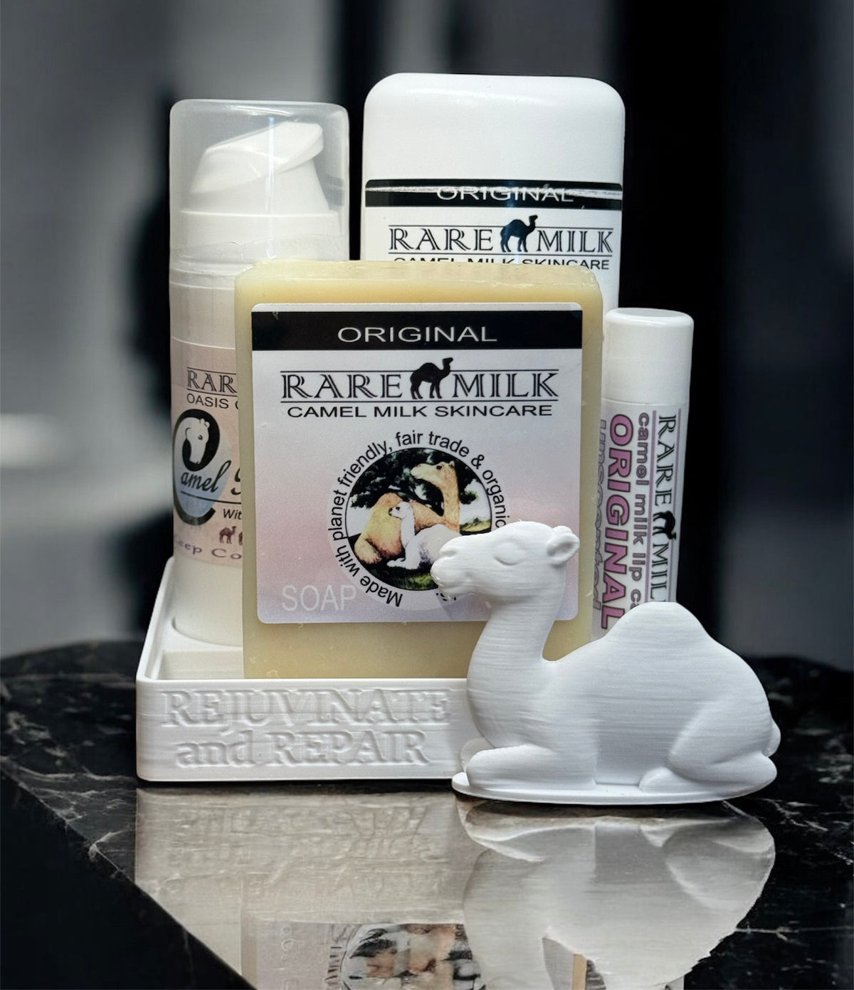 Camel Milk Serum: Original and Lavender Oasis Skincare Set