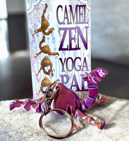 Camel Zen Yoga Pal & Keychain / Bag Charm
